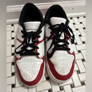 Jordan Red and White Men's Sneakers